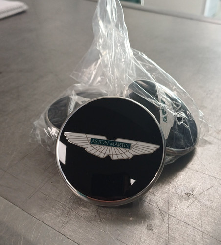 Aston martin wheel centre caps - martin,